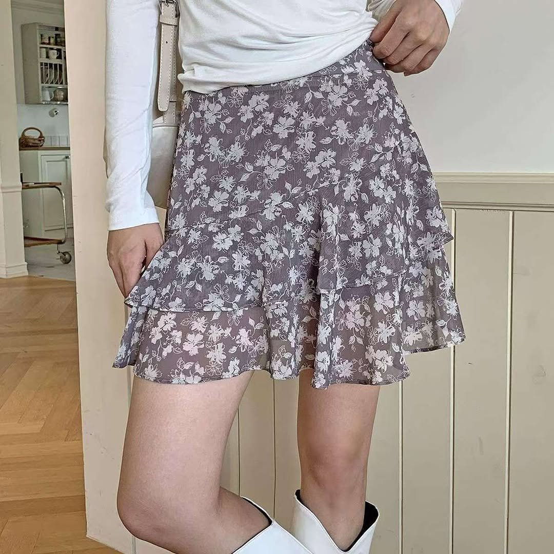 25YR2017 Floral Skirt