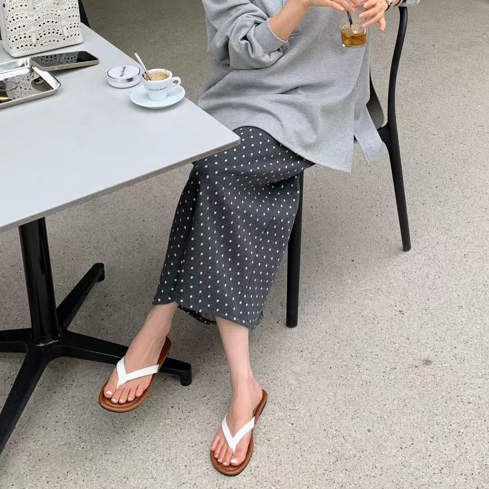 25YR2020 Dot Long Skirt