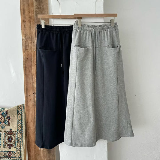 25YR2019 Casual Long Skirt