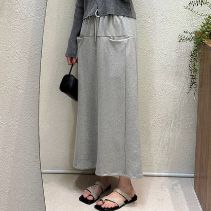 25YR2019 Casual Long Skirt