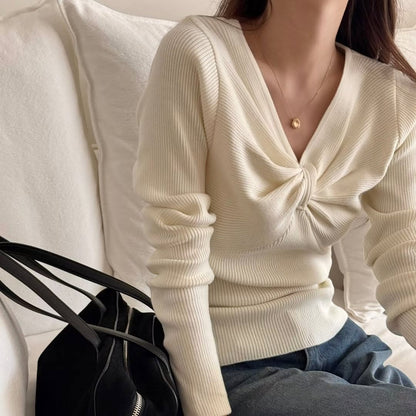 25YR2021 Ribbon Knit Top