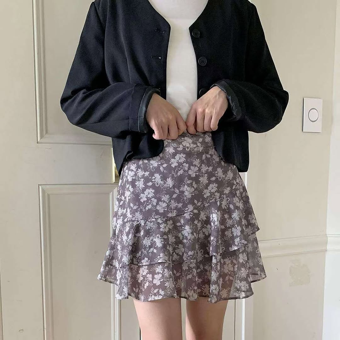25YR2017 Floral Skirt