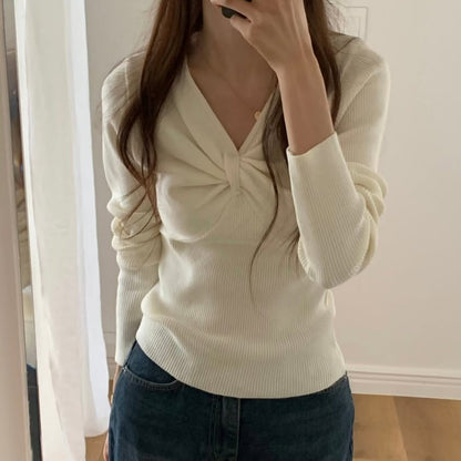 25YR2021 Ribbon Knit Top