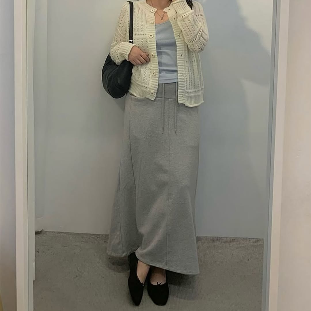 25YR2019 Casual Long Skirt