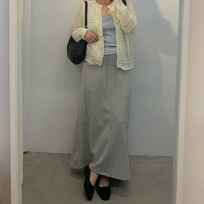 25YR2019 Casual Long Skirt