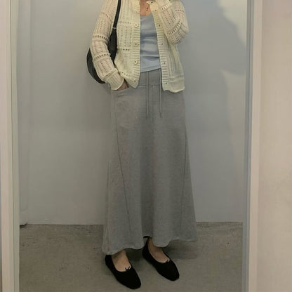 25YR2019 Casual Long Skirt