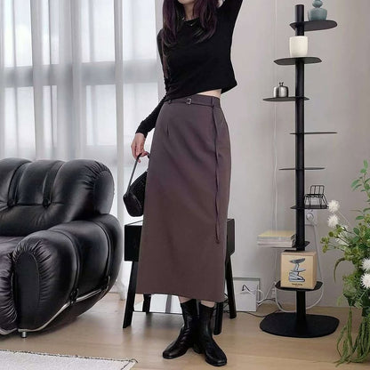 25YR2016 小扣飾半身裙