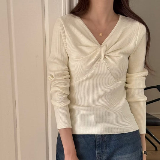 25YR2021 Ribbon Knit Top