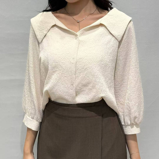 25YR2105 小反領Blouse