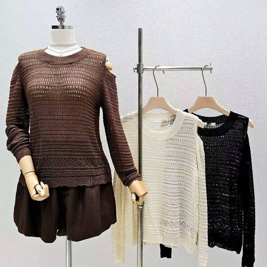 25YR2112 Round Knit Top