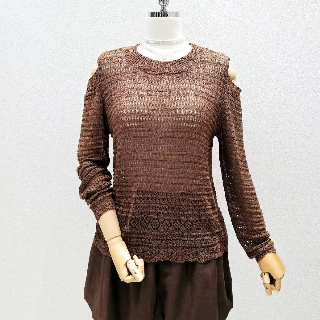 25YR2112 Round Knit Top