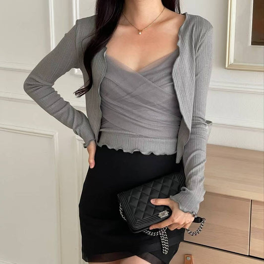 25YR2207 Sasa Cardigan Set