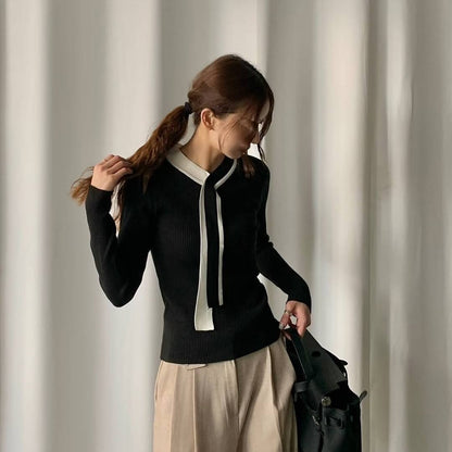 25YR2206 Match Knit Top
