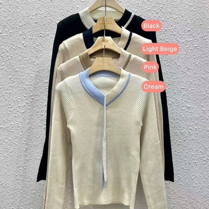 25YR2206 Match Knit Top
