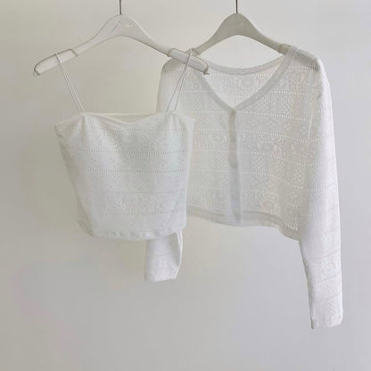 25YR2209 Cardigan Set