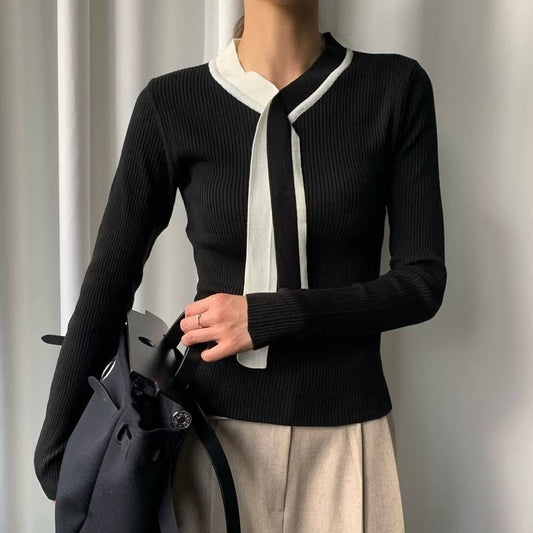 25YR2206 Match Knit Top