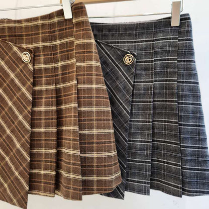 25YR2205 Pleated Short Skirt