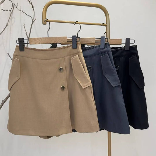 25YR2211 Button Skirt