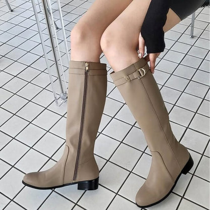 25YR2212 真皮長boot 4cm