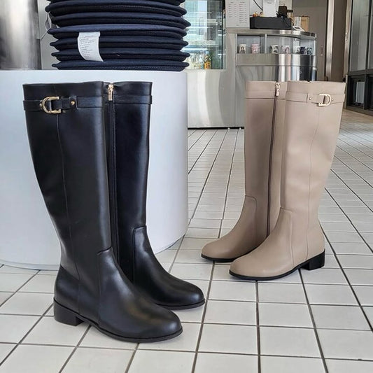 25YR2212 真皮長boot 4cm