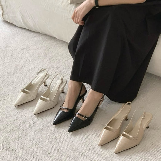 25YR2306 尖頭Heel Shoes 6cm