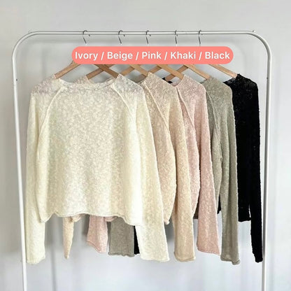 25YR0406 Cozy Knit Top