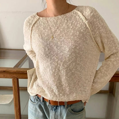25YR0406 Cozy Knit Top