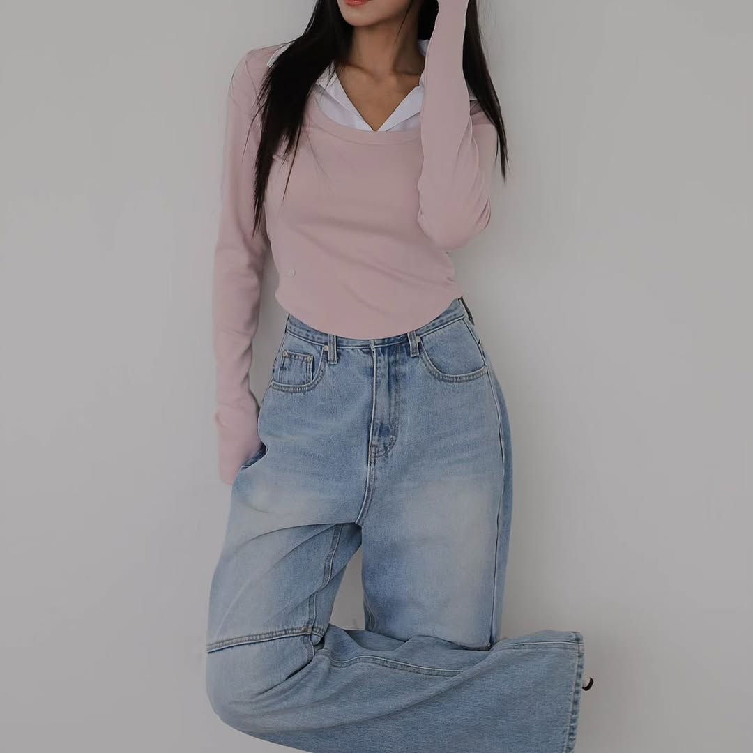 25YR2319 小反領Top