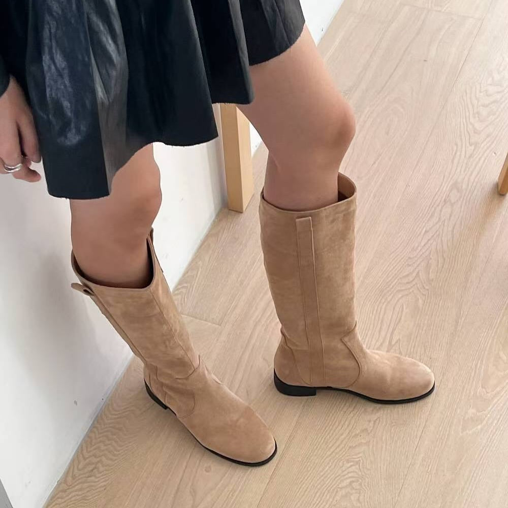 25YR2315 Suede Boot 3cm