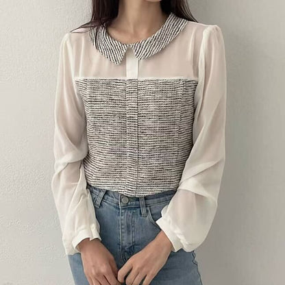 25YR2402 Tweed Blouse