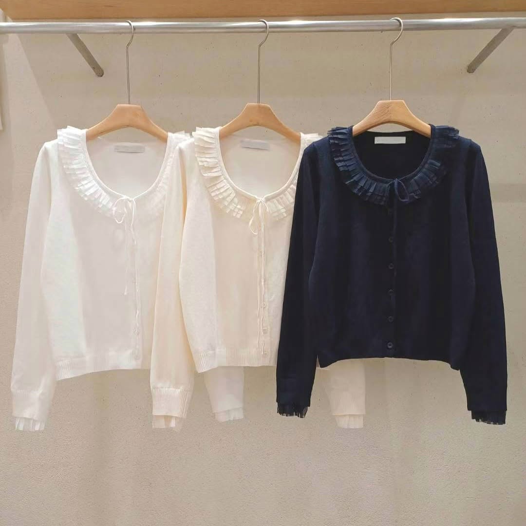 25YR2407 Ribbon Knit Top