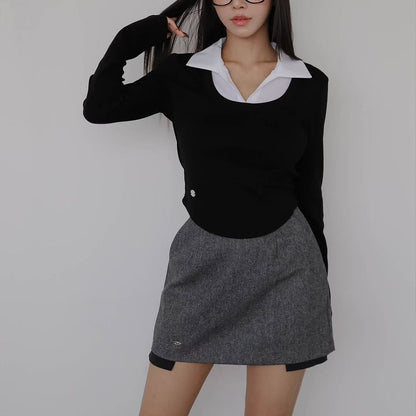 25YR2319 小反領Top