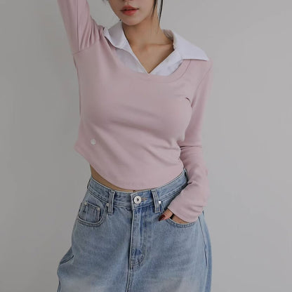 25YR2319 小反領Top