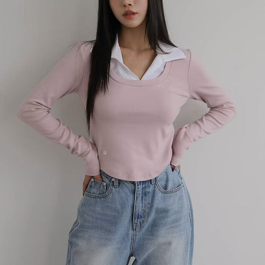 25YR2319 小反領Top