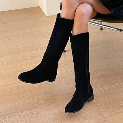 25YR2315 Suede Boot 3cm