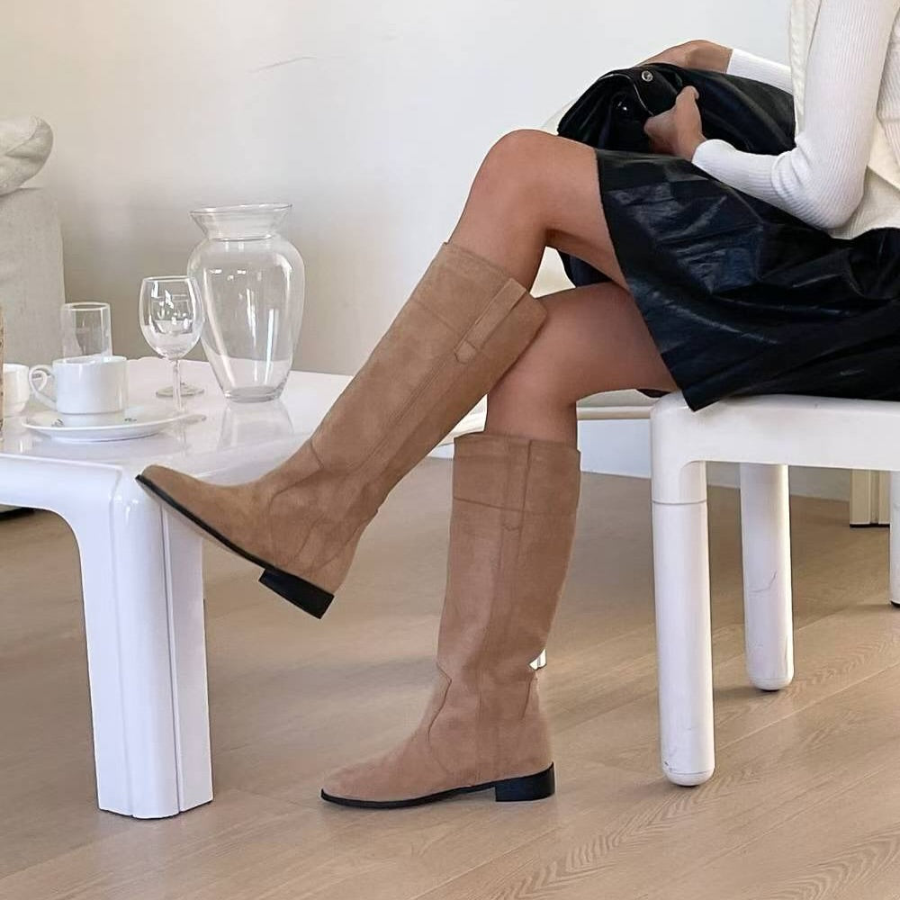 25YR2315 Suede Boot 3cm