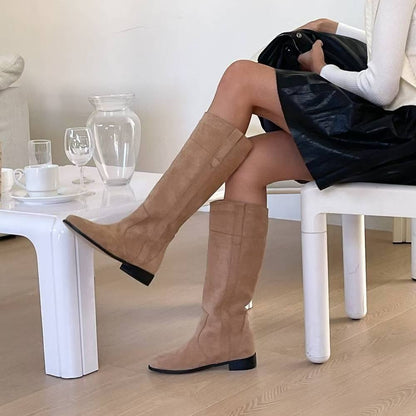 25YR2315 Suede Boot 3cm