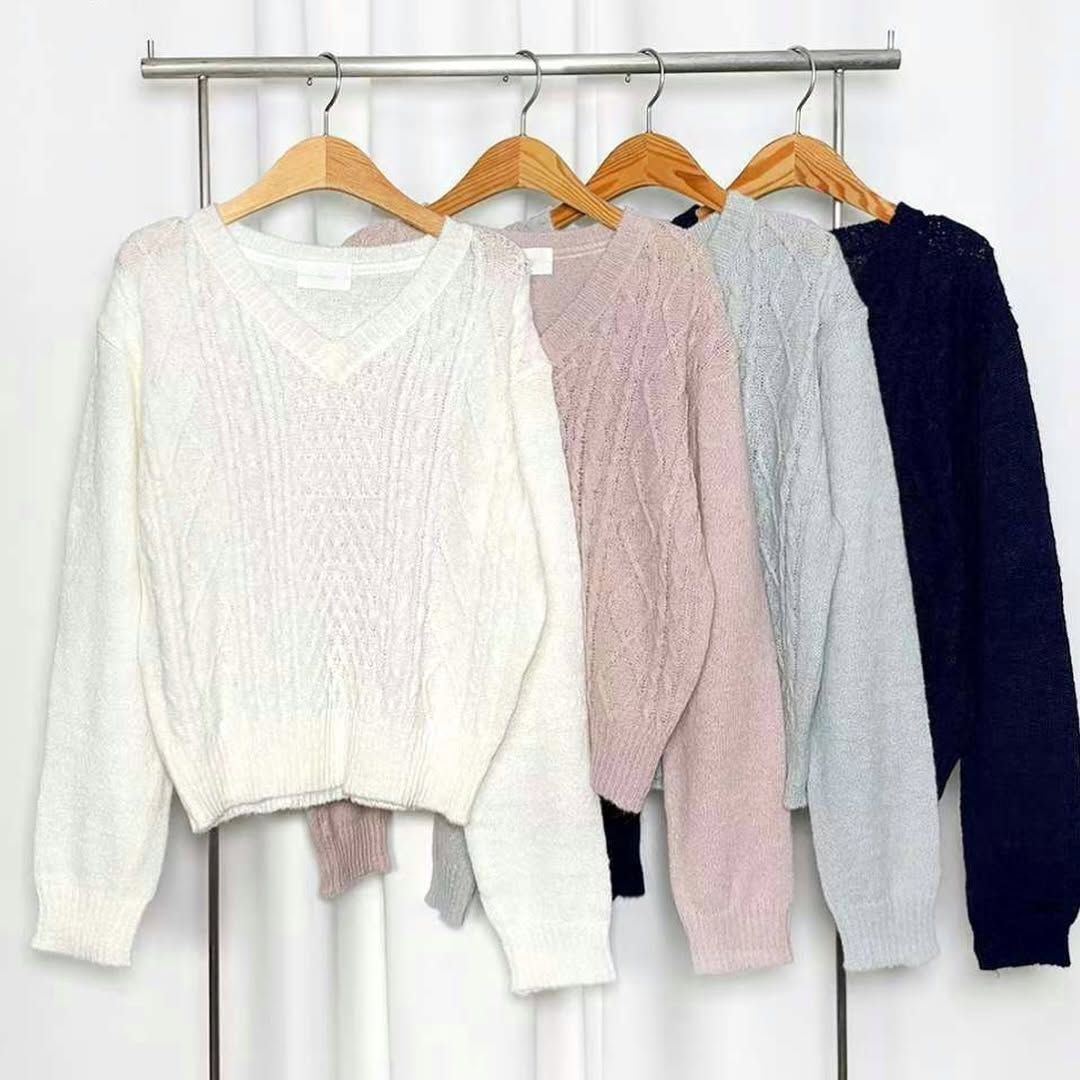 25YR2412 麻花針織上衣