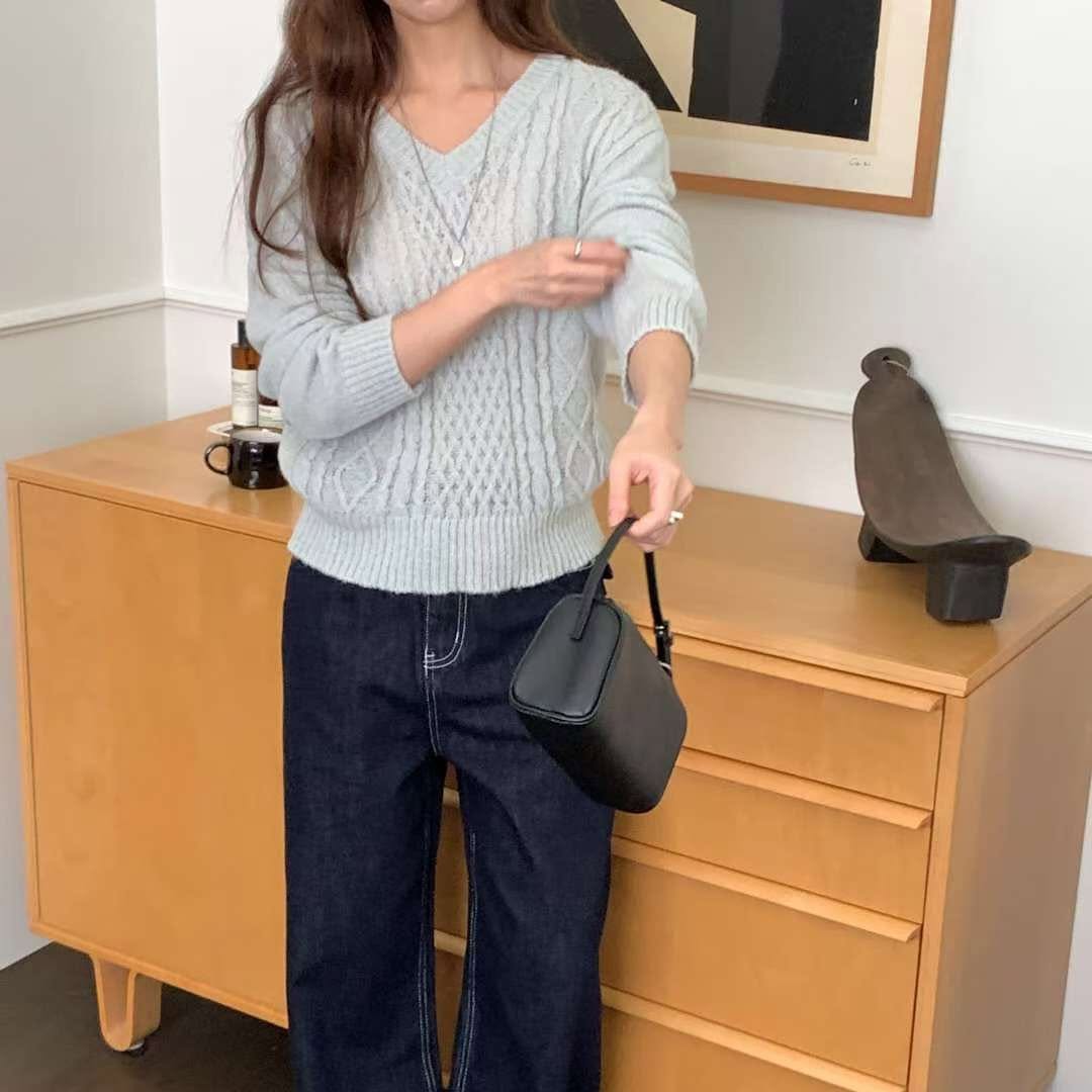 25YR2412 麻花針織上衣