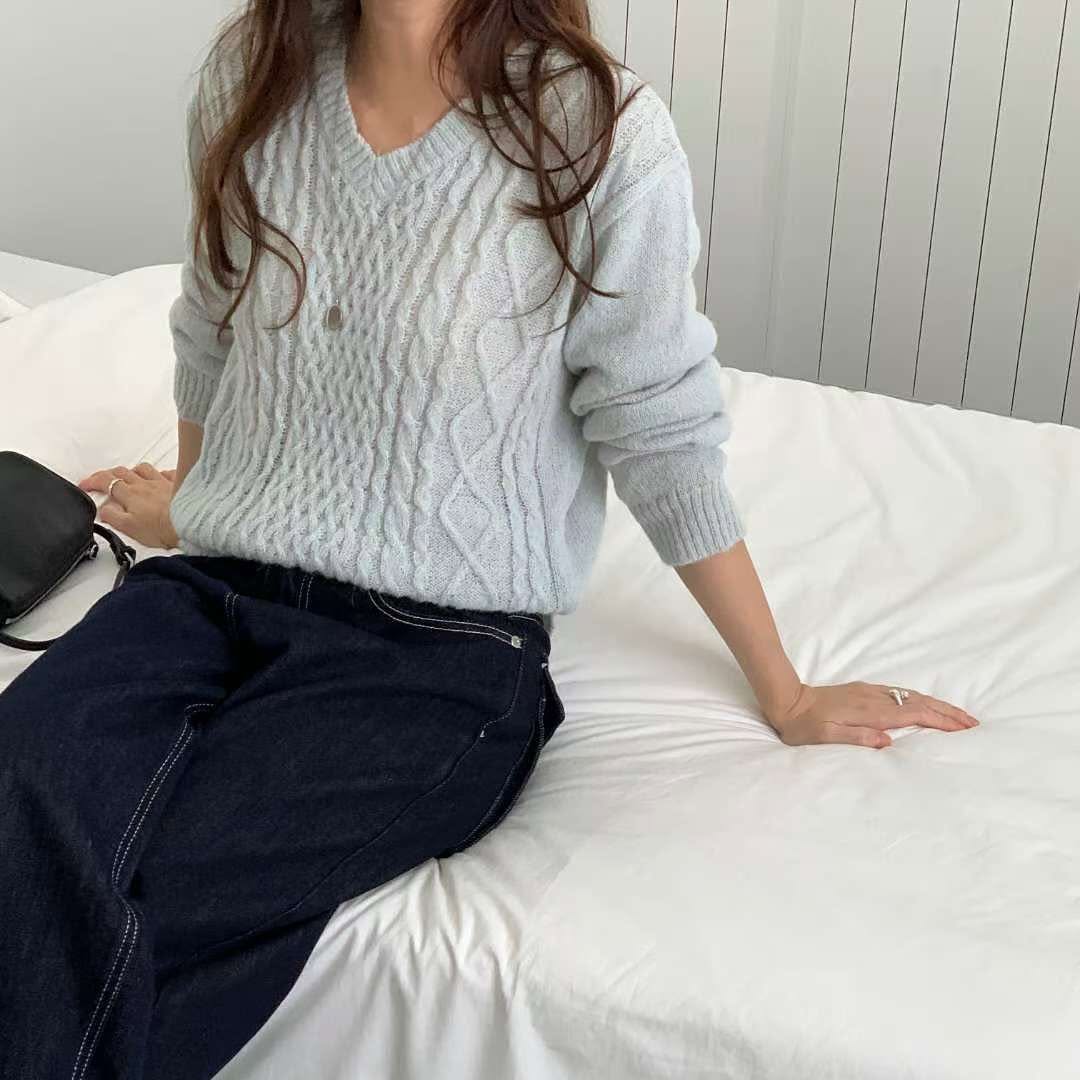 25YR2412 麻花針織上衣