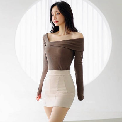 25YR2416 Off Shoulder Top