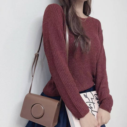 25YR2413 Button Knit Top
