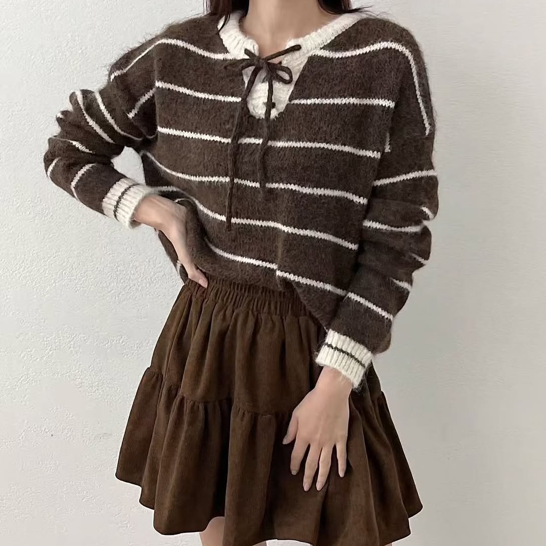 25YR2419 Stripe Top