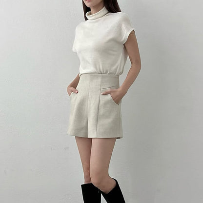 25YR2417 Slim Cut Short Pants