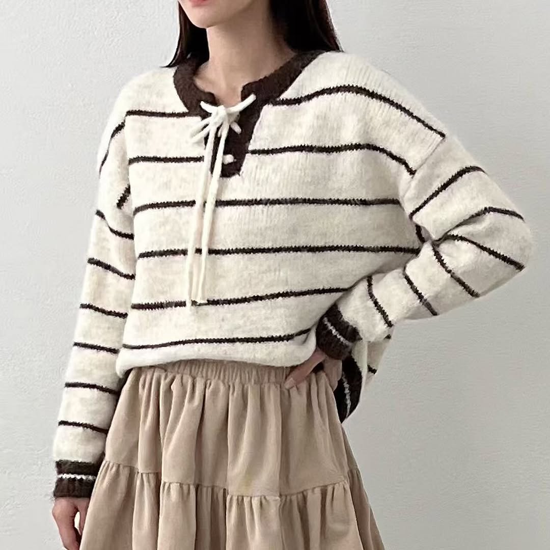25YR2419 Stripe Top
