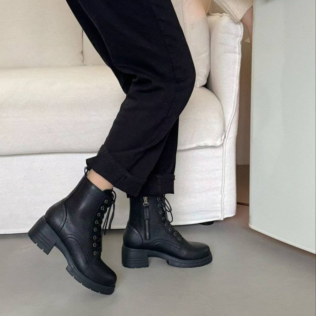 25YR2507 真皮軍boot 5.5cm