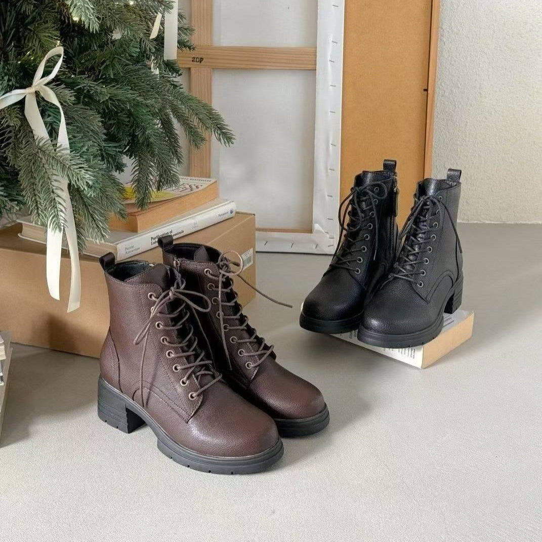 25YR2507 真皮軍boot 5.5cm