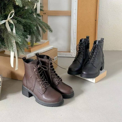 25YR2507 真皮軍boot 5.5cm