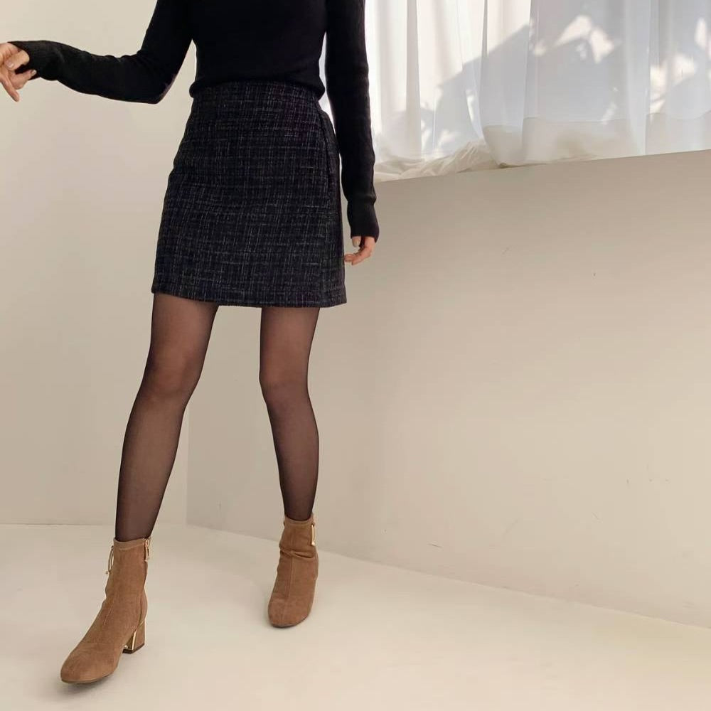 25YR2510 小扣飾短boot 5cm