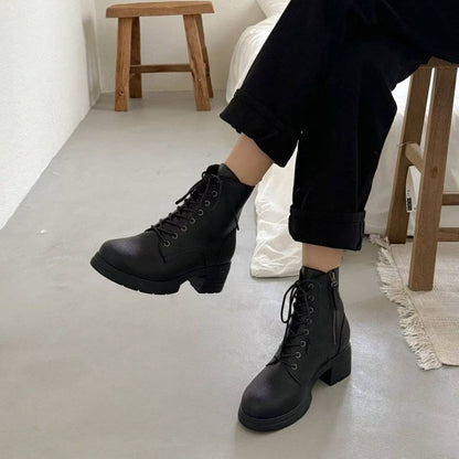 25YR2507 真皮軍boot 5.5cm